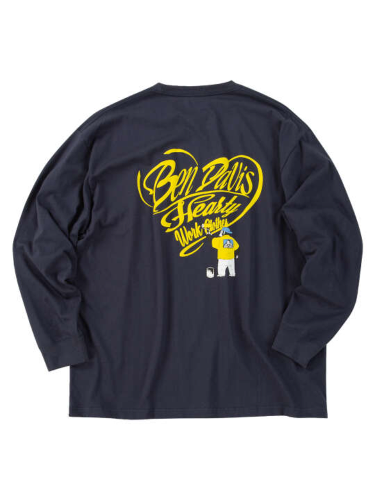 【BENDAVIS(ベンデイビス)】ハートスクリプトロゴ長袖Tシャツ＊カタログ商品