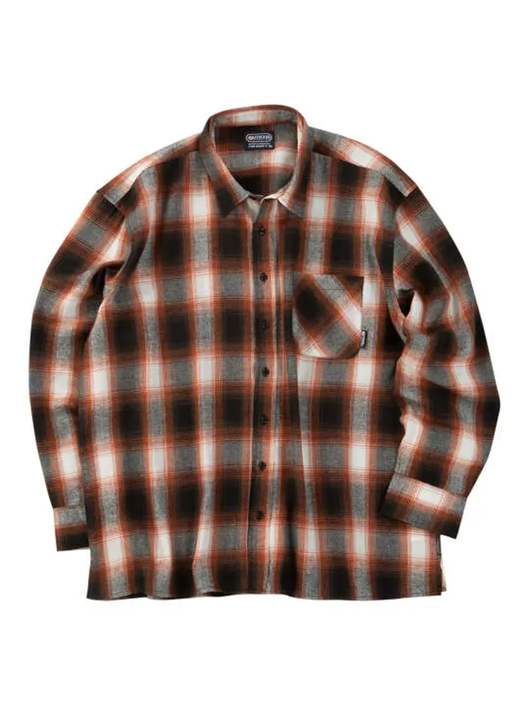 【OUTDOORPRODUCTS】【7-8L】ビエラチェック長袖シャツ＊カタログ商品