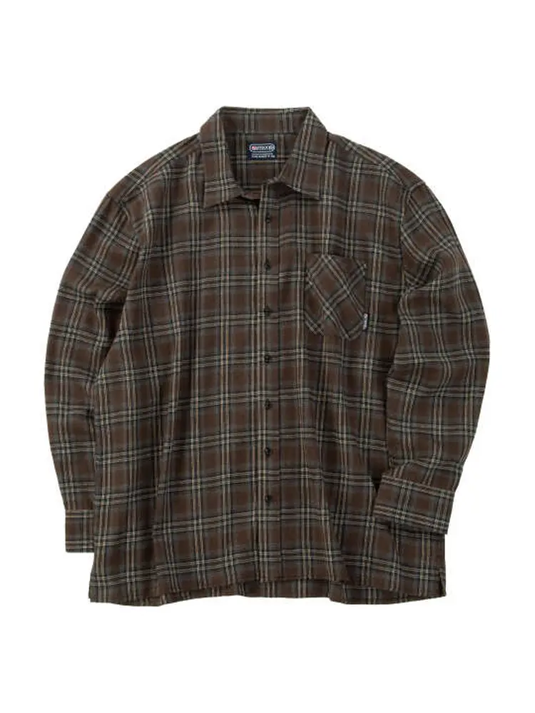 【OUTDOORPRODUCTS】【7-8L】ビエラチェック長袖シャツ＊カタログ商品