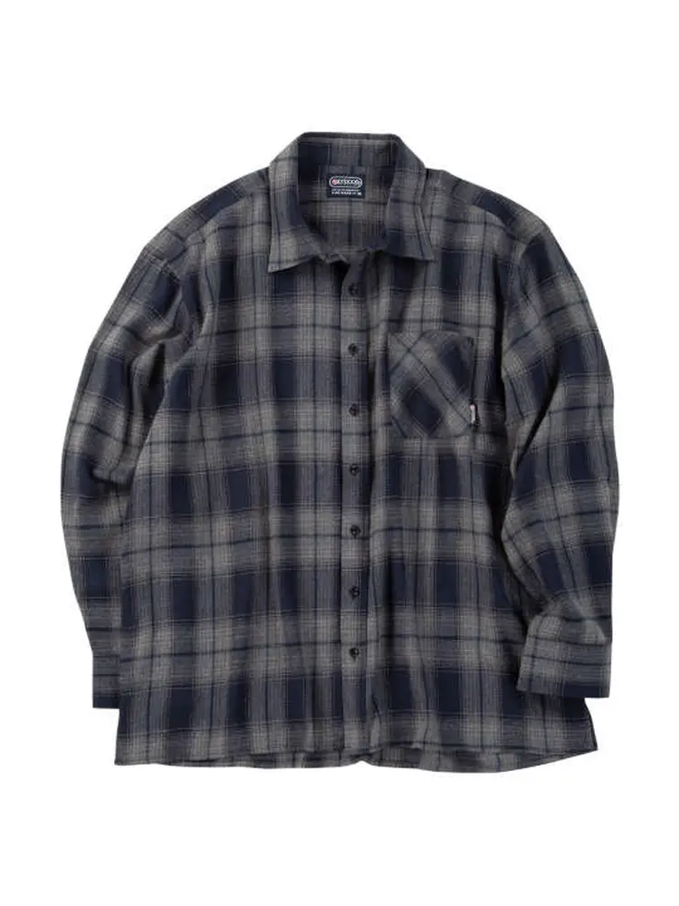 【OUTDOORPRODUCTS】【7-8L】ビエラチェック長袖シャツ＊カタログ商品