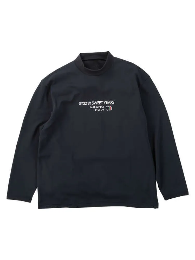 【SY32bySWEETYEARS(エスワイサーティトゥバイスィートイヤーズ)】アルパインドライ長袖モックネックシャツ＊カタログ商品