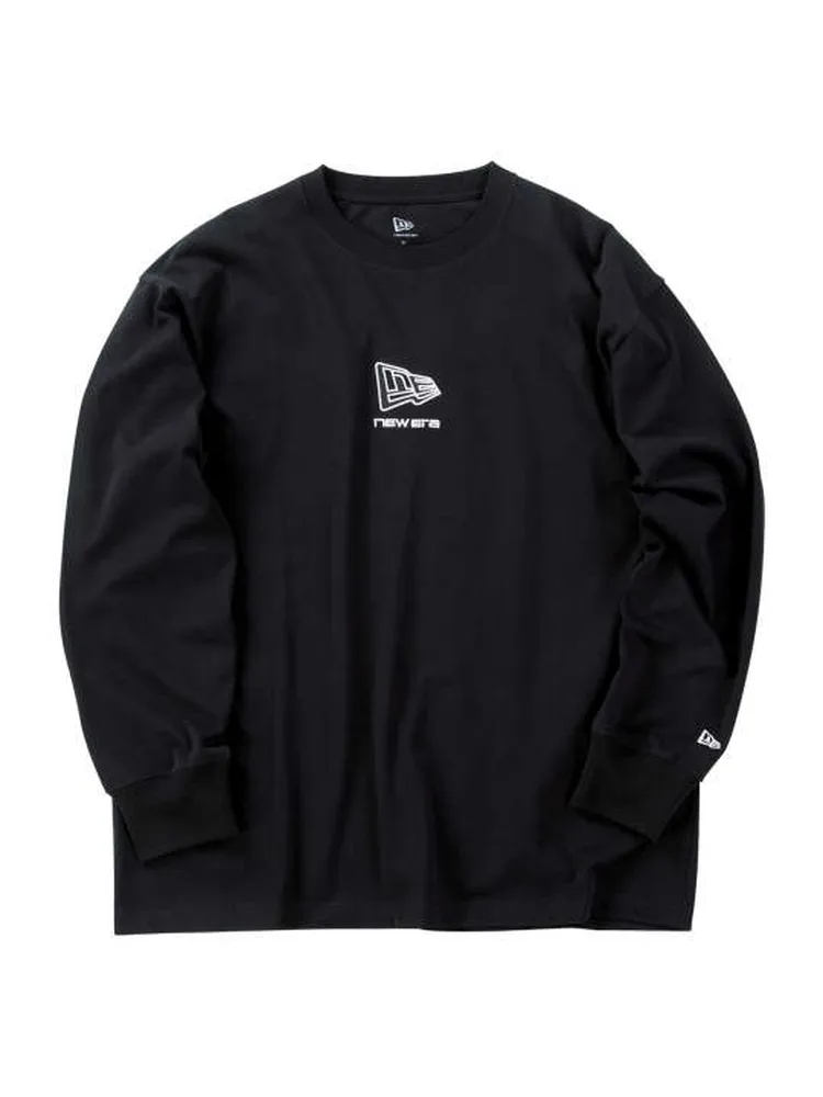 【NEWERA(ニューエラ)】フラッグロゴ長袖Tシャツ＊カタログ商品