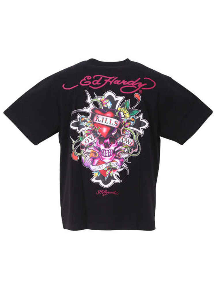 EdHardy(エドハーディ)】半袖Tシャツ ＊カタログ商品 大きいサイズ 