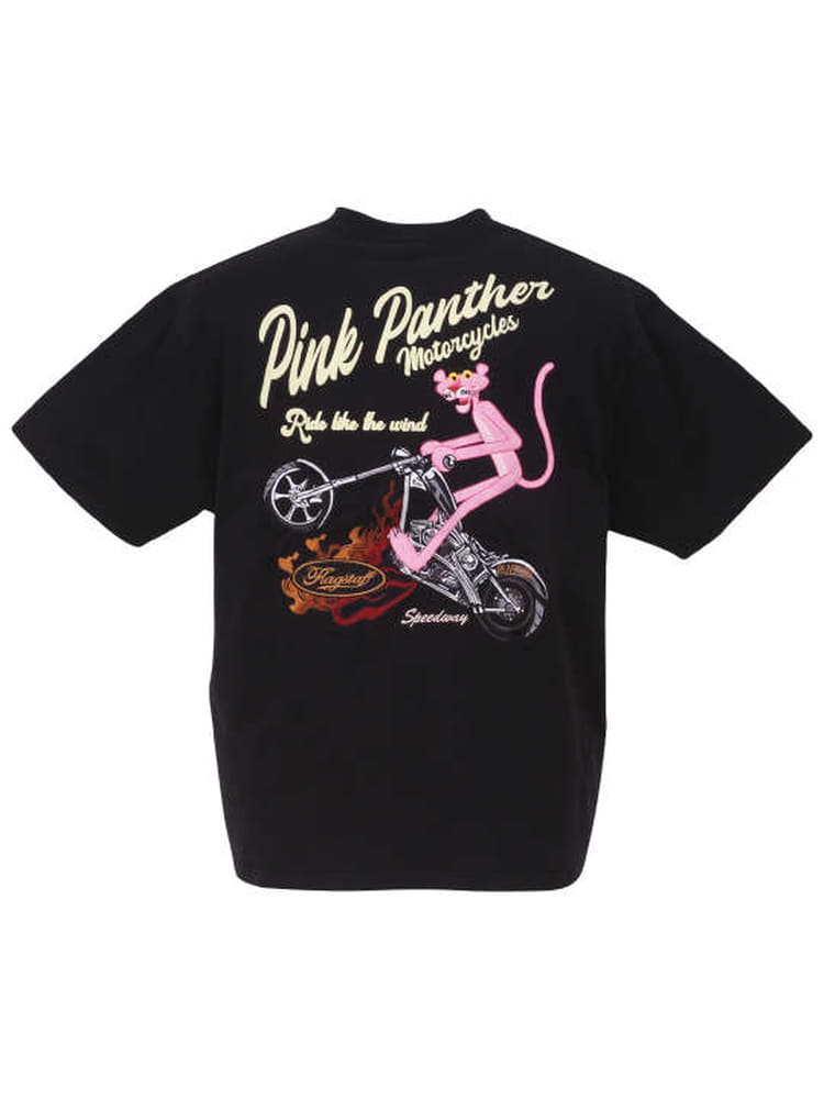 PINK PANTHER×FLAGSTAFF】ピンクパンサー半袖Tシャツ ＊カタログ商品